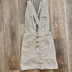 Striped Tan Japna Dress